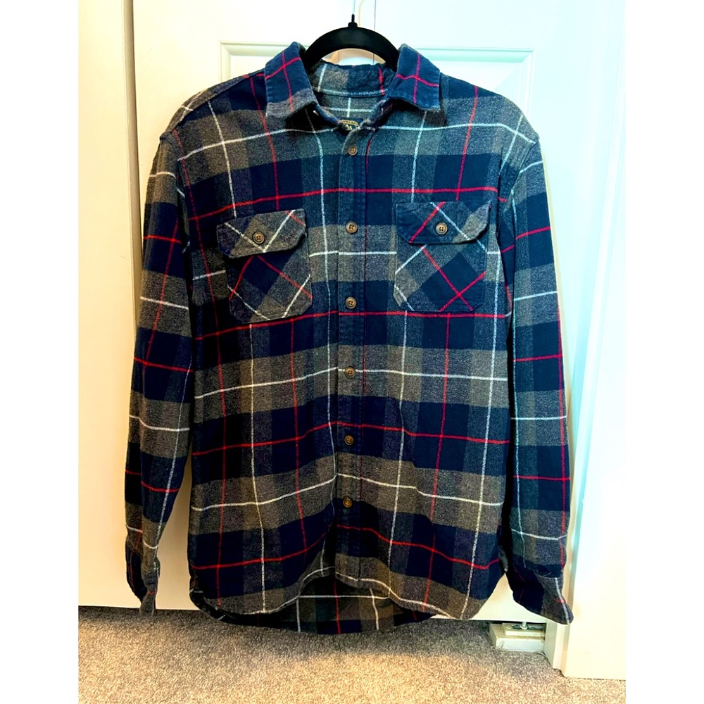 Blue and Grey flannel